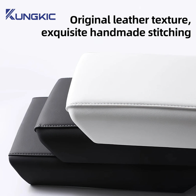 Leather Armrest Cover -For Tesla Model 3 & Y