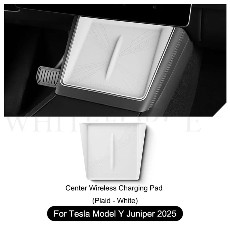 Wireless Charging Silicone Pad Screen Protective Cover -For Tesla Model Y Juniper 2025