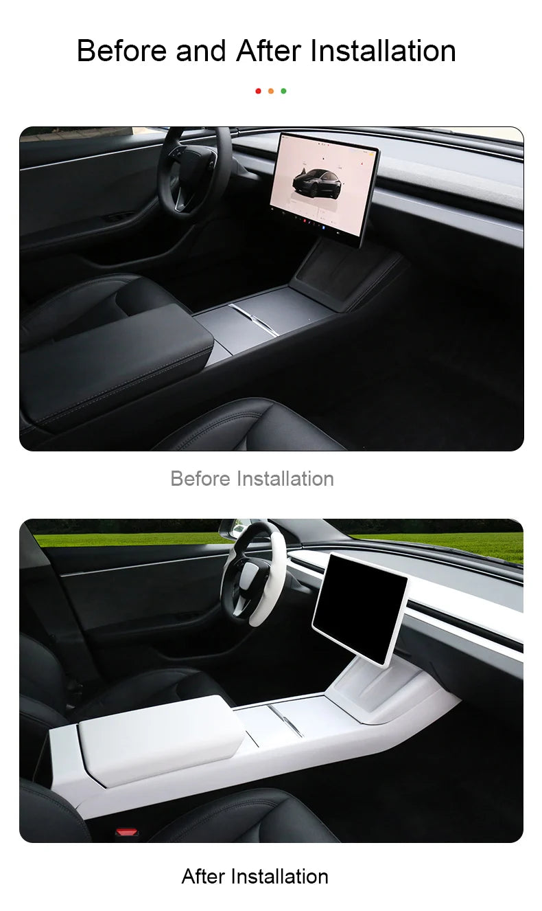 Wireless Charging Silicone Pad Screen Protective Cover -For Tesla Model Y Juniper 2025
