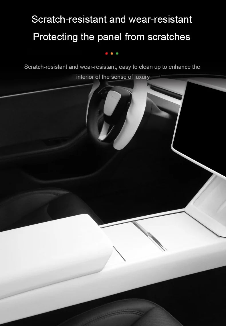Wireless Charging Silicone Pad Screen Protective Cover -For Tesla Model Y Juniper 2025