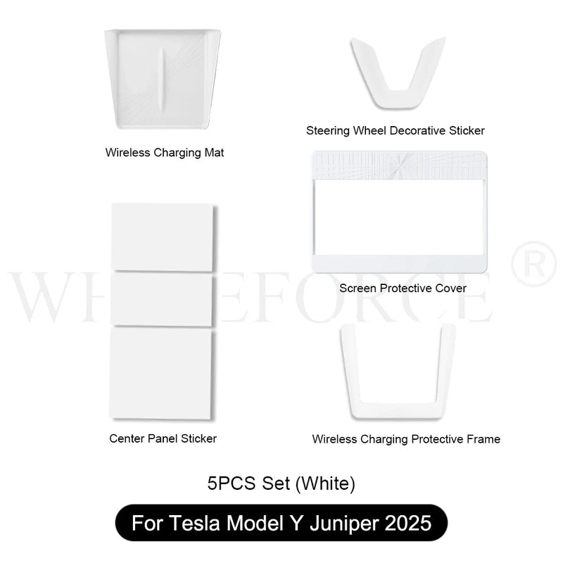 Wireless Charging Silicone Pad Screen Protective Cover -For Tesla Model Y Juniper 2025